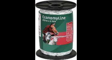 AKO EconomyLine schrikdraad wit -kruisgewikkeld- 200m