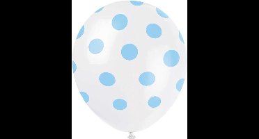 Ootje Kadootje ballonnen Dot Blue Blauw