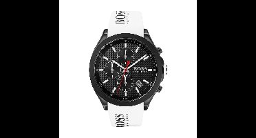 Hugo Boss 1513718 Horloge - Siliconen - Wit - Ø 44 mm