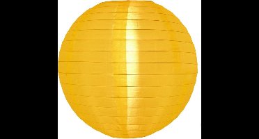 5 x Nylon lampion geel 45 cm - onverlicht - weerbestendig