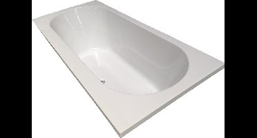 Xellanz Portus RD inbouwligbad 180x80x49cm duobad acryl glans wit