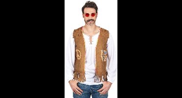 Vegaoo - Hippie gilet voor mannen