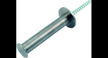 Ivana Necosteel Toiletrolhouder - Toilet accessoire - RVS - Reserve 1 Rol