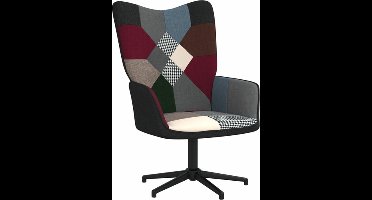 vidaXL - Relaxstoel - patchwork - stof