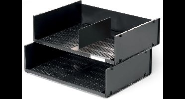 Durable brievenbak geschikt voor ft A3 of 2 x A4 zwart 4 stuks