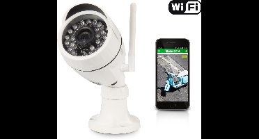 Alecto DVC-215IP - Wifi camera voor buiten - Wit