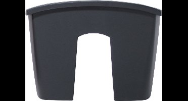 Relingbloembak antraciet - 28 x 24 x 20 cm