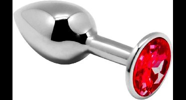 Anal Plug with Red Jewel Size M