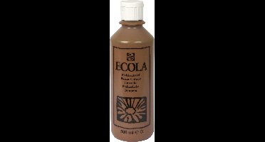 Ecola plakkaatverf 400 Brown 500ML