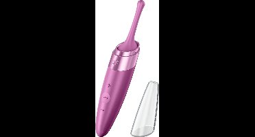 Satisfyer, tipvibrator, 'Twirling Delight', 17 cm, waterdicht, oplaadbaar, medische siliconen
