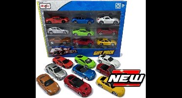 Fresh Metal Gift Pack Maisto (9 Diverse modellen) - Modelauto - Schaalmodel - Model auto