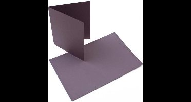 Kaarten Grijs 17,8x12,4cm (50 stuks)