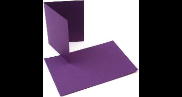 Kaarten Donker-Paars 17,8x12,4cm (50 stuks)