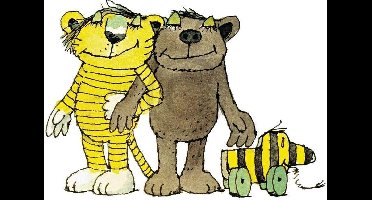 Kunstdruk Janosch - Wir drei 58x48cm