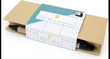 Suck Uk Memoset In Etui 15,6 X 6,3 Cm Karton Bruin 10-delig