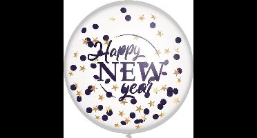 Oud En Nieuw - Confetti Ballon XL