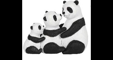 Something Different Beeld/figuur Panda Family Wit/Zwart