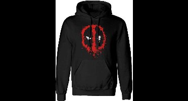 Deadpool Splat Hoodie Heren Trui met capuchon - zwart - XXL