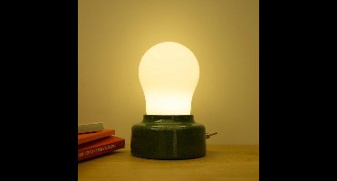 Kikkerland Bureaulampje – Gloeilamp – Kantoor – Bureauaccessoires