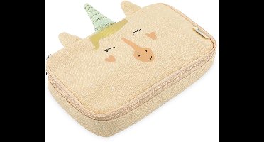 Trixie Etui - Mrs. Unicorn - Rechthoekige Pennenzak - Schoolspullen voor jongens en meisjes - Roze