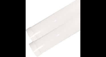 V-TAC VT-8-50-N Prismatische LED Armaturen - Samsung - 120lm/w - IP20 - Wit - 50W - 6000 Lumen - 6500K - 150CM - Set van 2