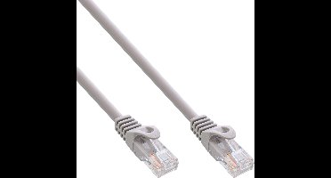 Kabel InLine Cat5e U UTP 2 meter grijs