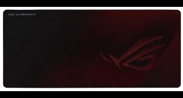 Asus ROG Scabbard II Gaming muismat Stofdicht, Spatwaterdicht Zwart/rood