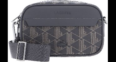 LACOSTE Schoudertas The Blend Reporter Bag Mono Castlerock String Grijs