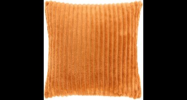 DEZ - Sierkussen - 45x45 cm - Effen - Ribmotief