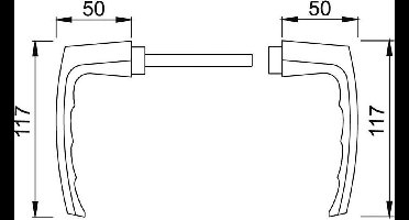 Hoppe Deurbeslag 107V