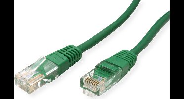 ROLINE patchkabel Cat.5e (Klasse D) UTP, groen, 0,5 m