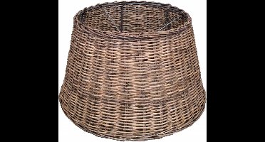 Bruin/Grey Rieten Lampenkap M - Vloerlamp - 40 cm doorsnee