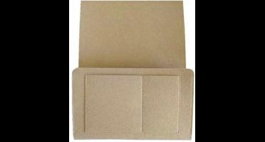 New Age Devi - Bedside Pocket - 32x20x10cm - Beige - Voor Tijdschriften Opbergen - Bank Organiser - Nachtkastje