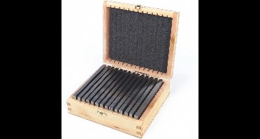 HBM 28-delige Parallelset Model 3, tolerantie 0,005 mm, voor metaal en hout