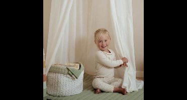 Little Dutch Pyjama - Maat 62/68 - Pyjama kinderen Meisjes - Beige - Night Sleeping Deer