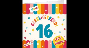 XL Greeting Cards - 16 jaar