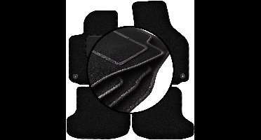 Complete set veloursmatten voor: Volkswagen Golf VI cabrio (2011-2016)