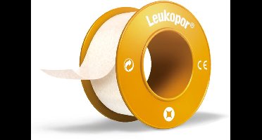 Leukopor Hechtpleister 5 m x 1,25 cm - 24 x - Voordeelverpakking