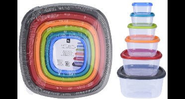 Voorraaddoos Set 6dlg.