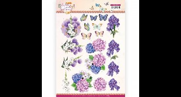 3D Cutting Sheet - Jeanine's Art - Perfect Butterfly Flowers - Hydrangea 1 stuks