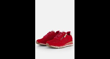 Marco Tozzi Sneakers rood Textiel - Maat 39