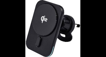 Renkforce RF-Qi2WCar-01 GSM-lader USB-C Geschikt voor Qi-apparatuur, Incl. LED-verlichting Wireless Charger, Qualcomm Q