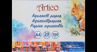 aqurell papier 20 vellen kindercrea