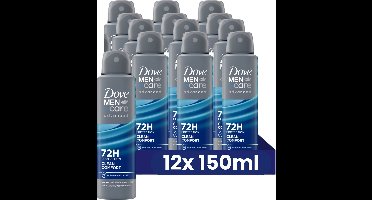Dove Men+Care Clean Comfort 150ML - 12 Stuks - Voordeelverpakking