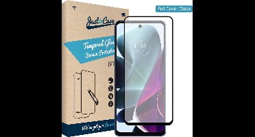 Just in Case screenprotector geschikt voor Motorola Moto G200 (5G) - Screenprotector Full Cover Gehard Glas