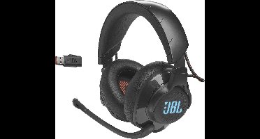 JBL Quantum 610 - Draadloze Gaming Headset - 2.4GHz USB Dongle - JBL Quantum Surround - Lage Latency - 40 uur batterij - Over-ear met Microfoon - PC & PlayStation - Zwart