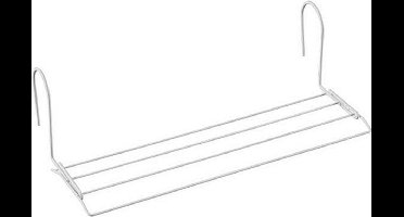 Tomado - Droogrek Iseo - 2 meter drooglengte - 58x17cm - Wit - Radiator - Balkon - Camping - Inklapbaar - Breedte aan te passen