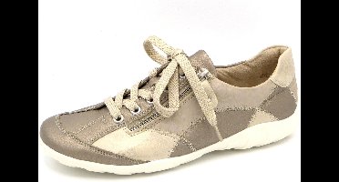 Remonte Dames Sneaker - R3405-91 Metallic/Beige - Maat 42