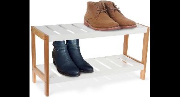 Storage solutions Schoenenrek met 2 lagen 70x26x36 cm