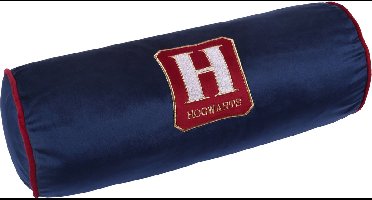 Donkerblauw-bordeauxrood rolkussen 18x45 cm - Zweinstein Harry Potter